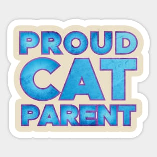 Proud Cat Parent Sticker